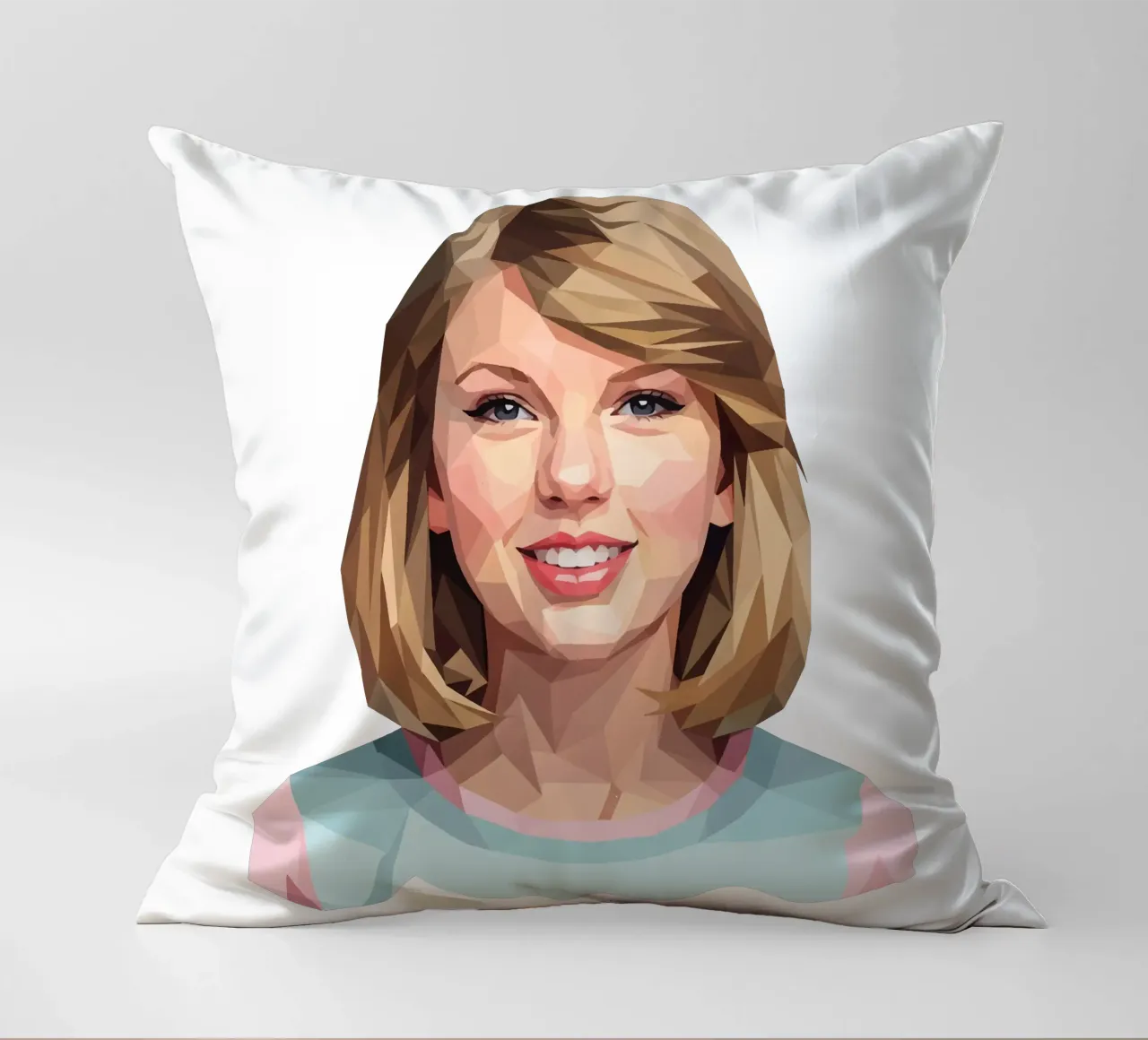 Taylor Swift Lowpoly cuscino da Low Profile
