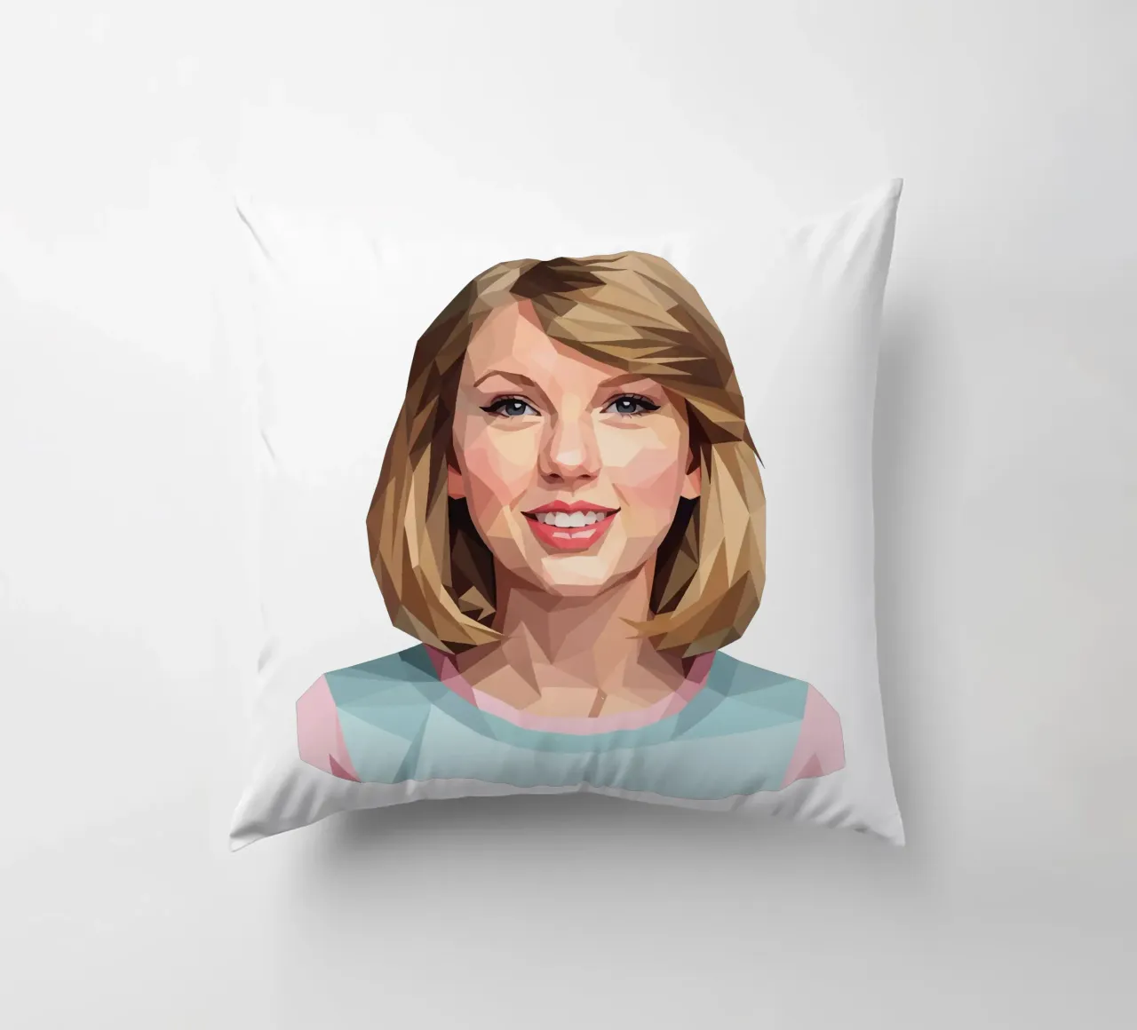 Taylor Swift Lowpoly cuscino da Low Profile