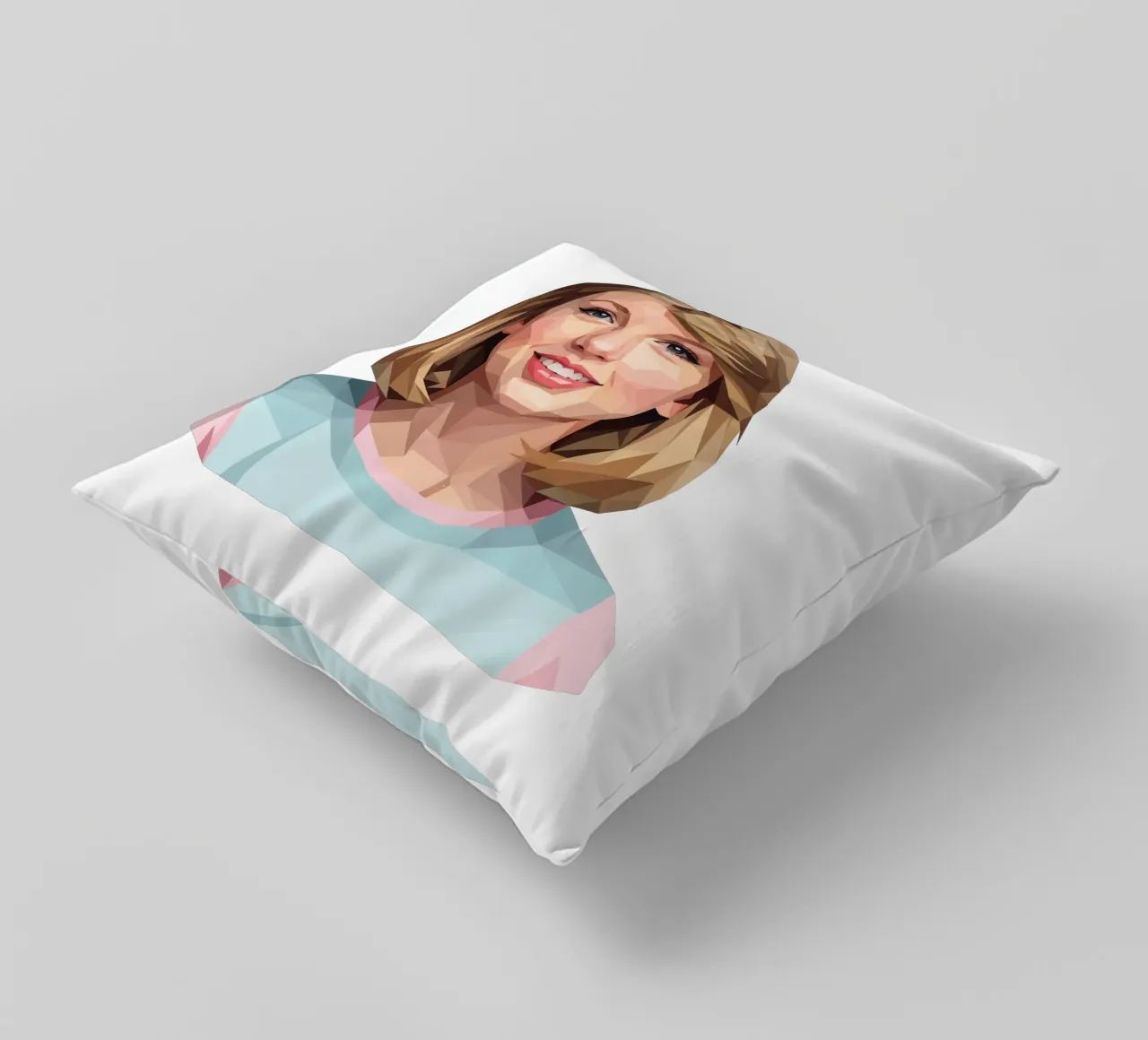 Taylor Swift Lowpoly cuscino da Low Profile