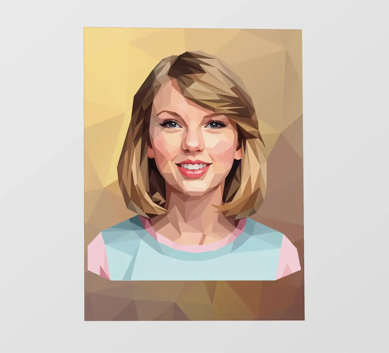 Taylor Swift Lowpoly telo in pvc da Low Profile