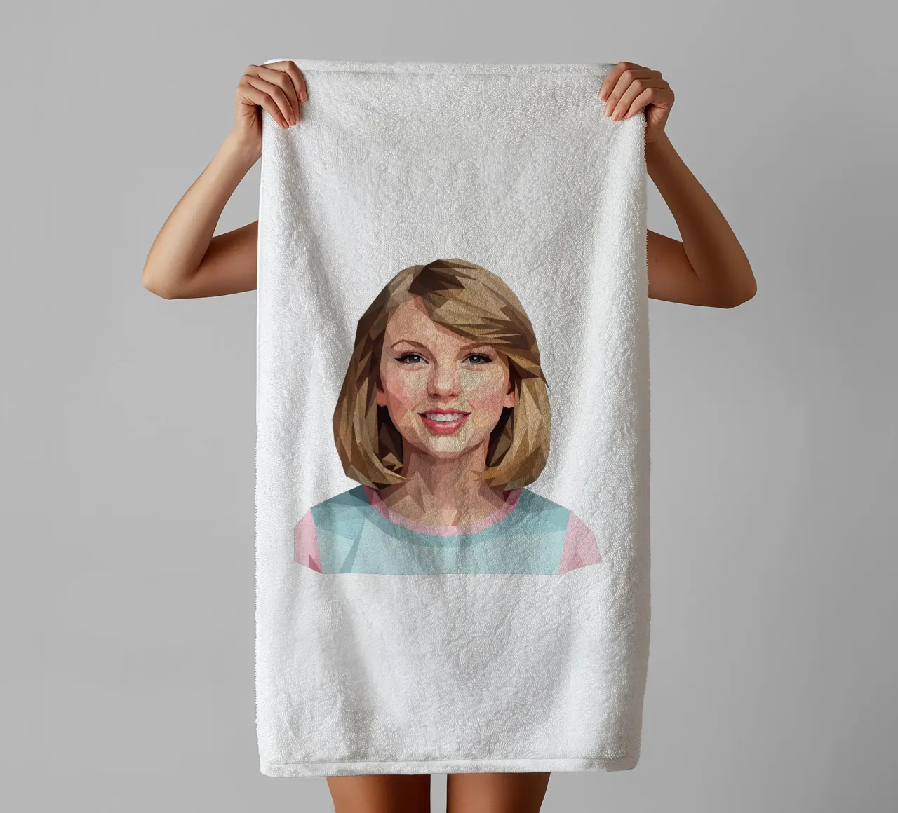 Taylor Swift Lowpoly asciugamano da bagno da Low Profile