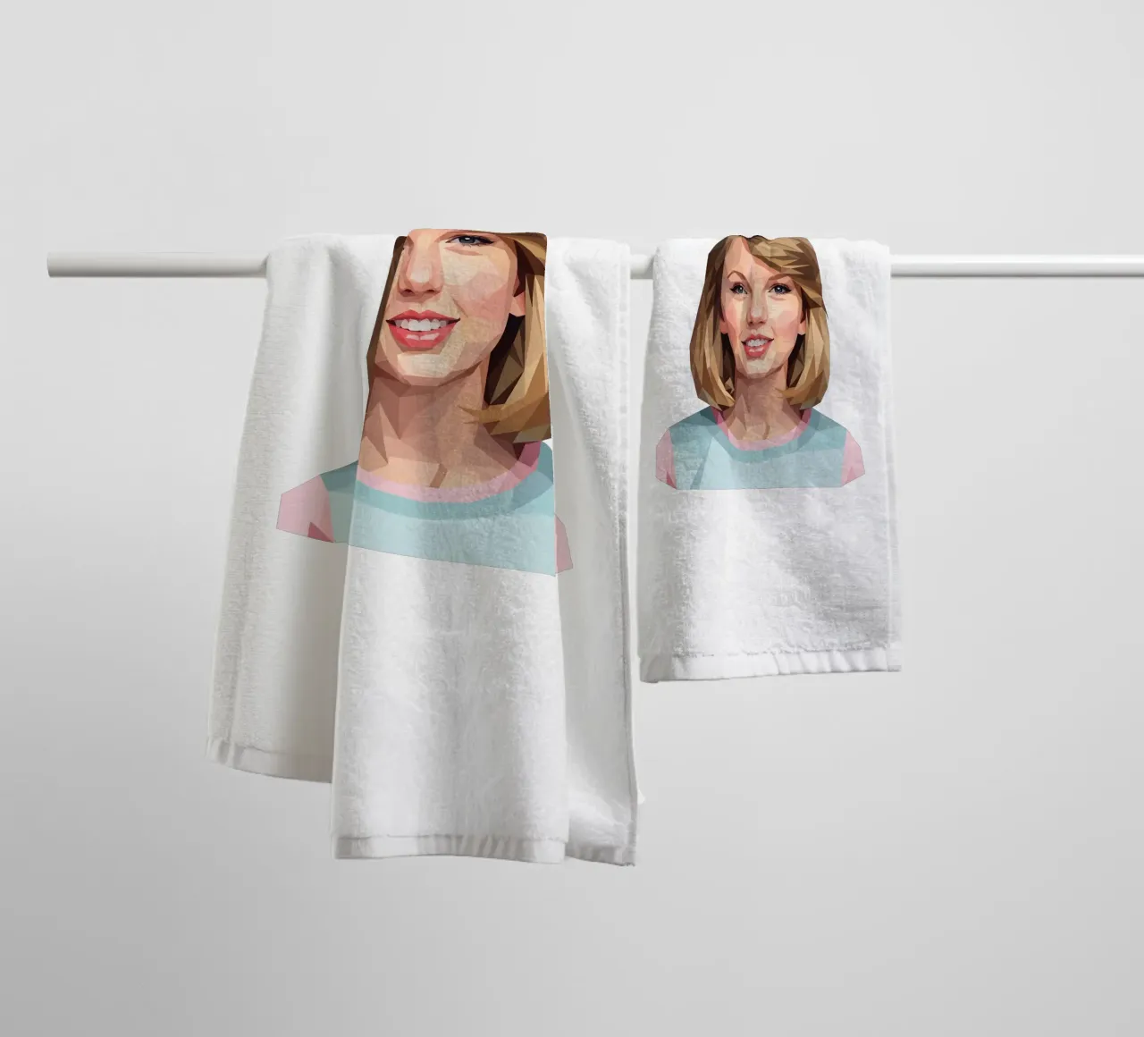 Taylor Swift Lowpoly asciugamano da bagno da Low Profile