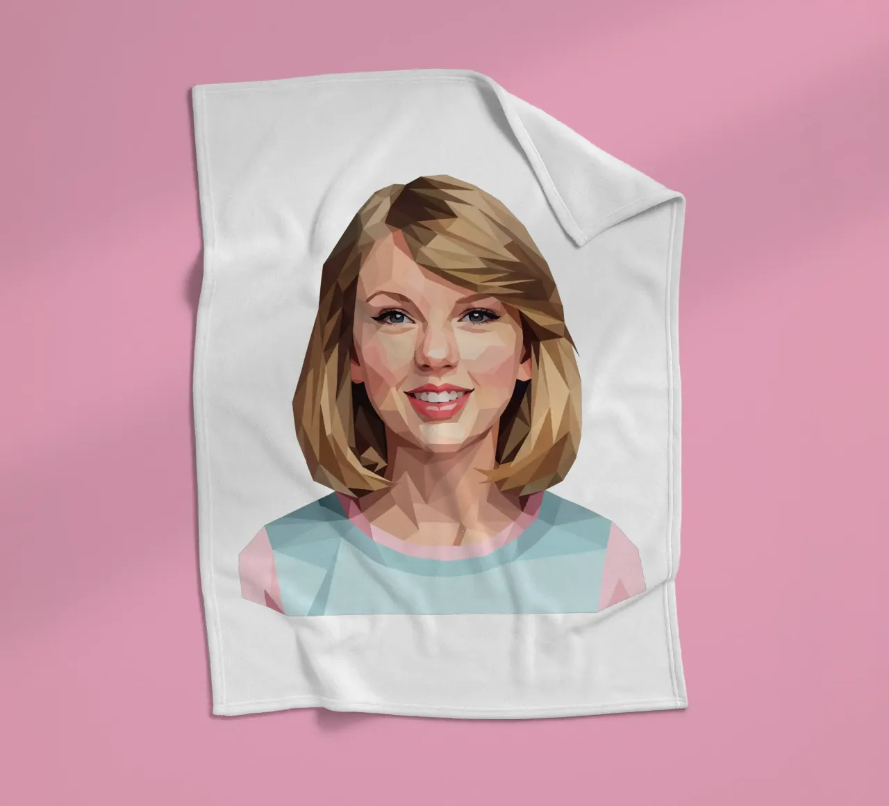 Taylor Swift Lowpoly coperta in pile da Low Profile