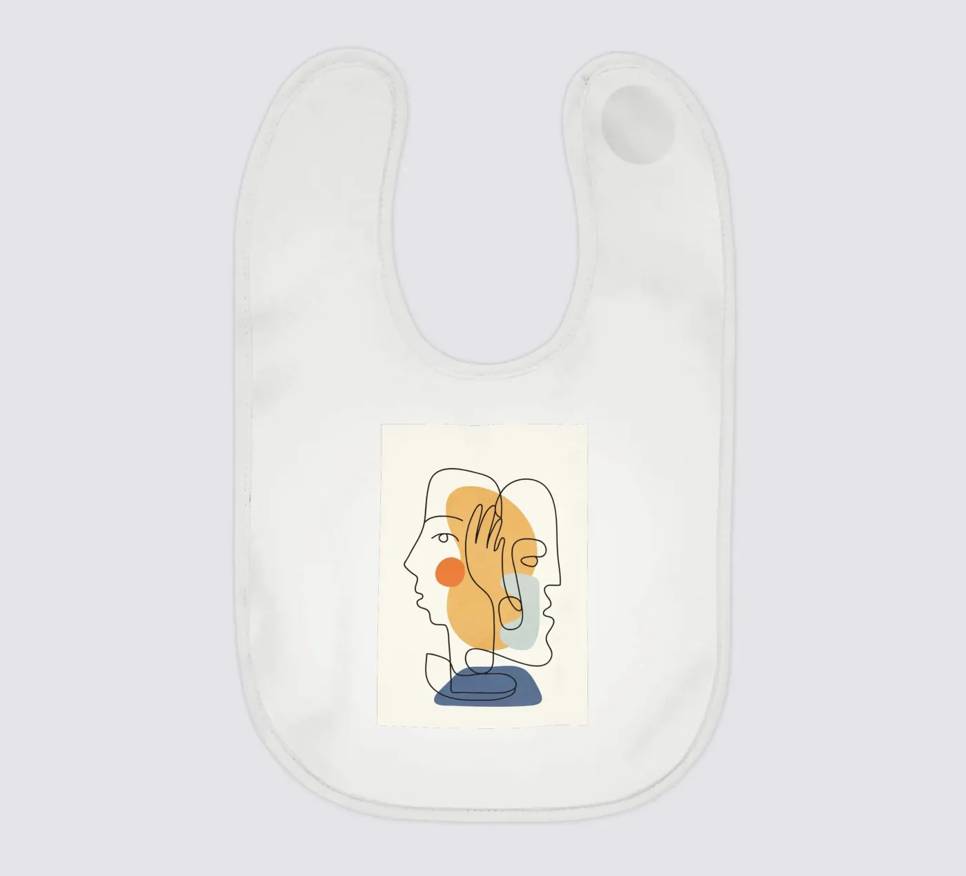 Abstract Faces 5 bavaglino da cityart