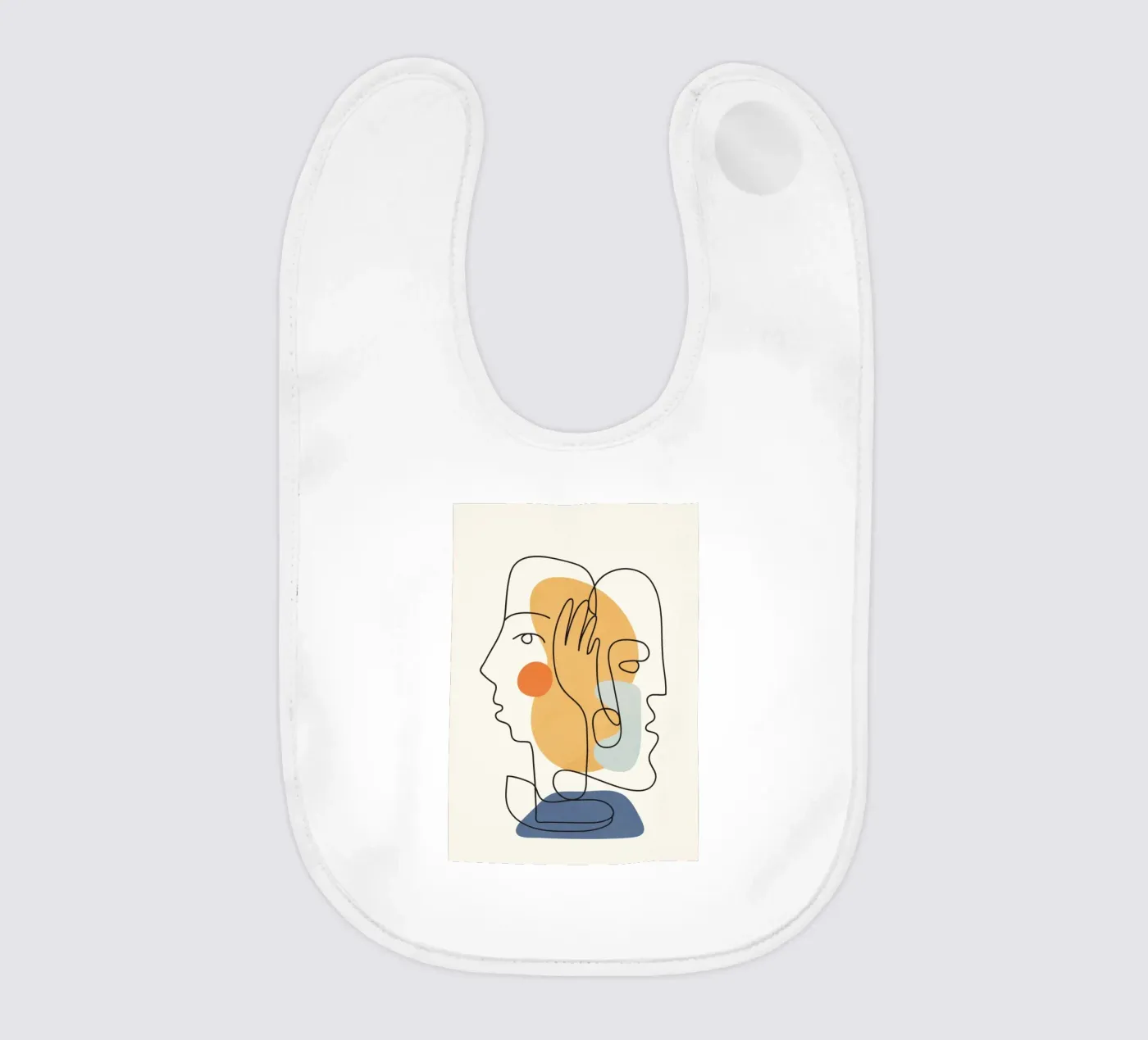 Abstract Faces 5 bavaglino da cityart