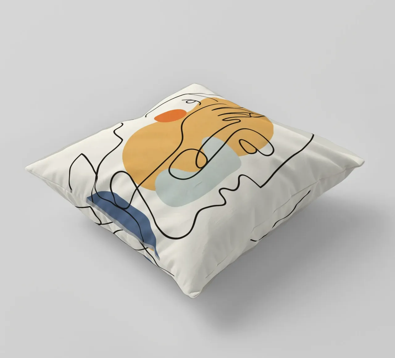 Abstract Faces 5 cuscino da cityart