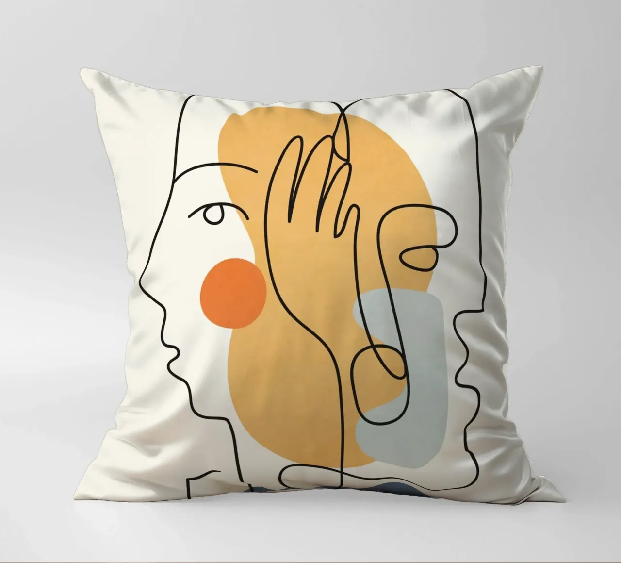 Abstract Faces 5 cuscino da cityart