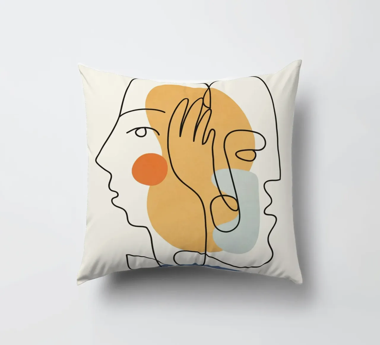 Abstract Faces 5 cuscino da cityart