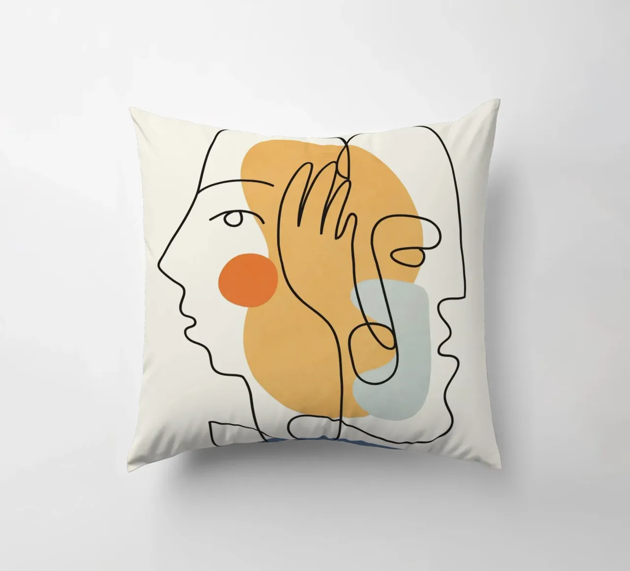 Abstract Faces 5 cuscino da cityart