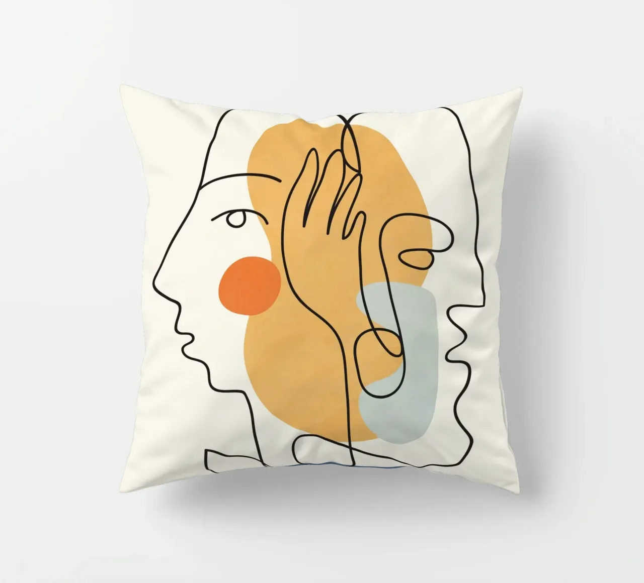 Abstract Faces 5 cuscino da cityart