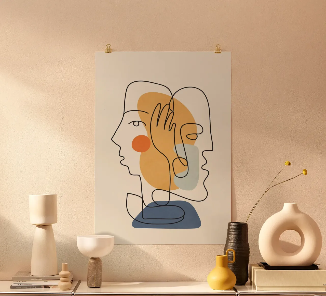 Abstract Faces 5 poster da cityart