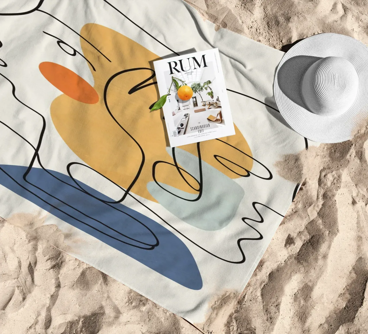 Abstract Faces 5 telo mare da cityart