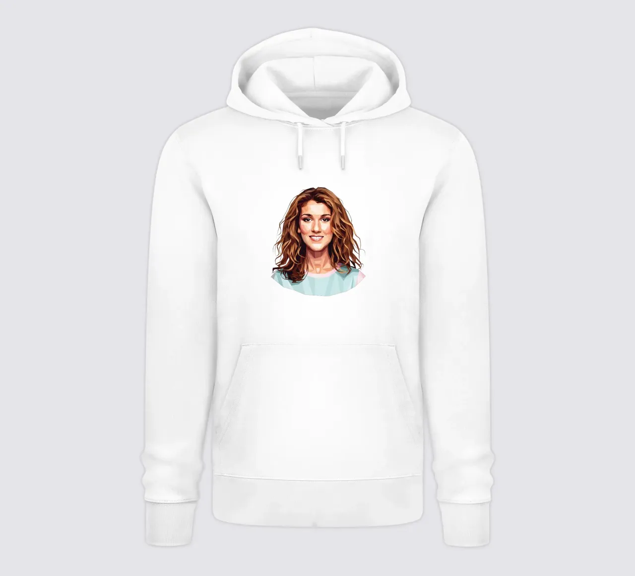 Celine Dion Lowpoly felpa con cappuccio da Low Profile