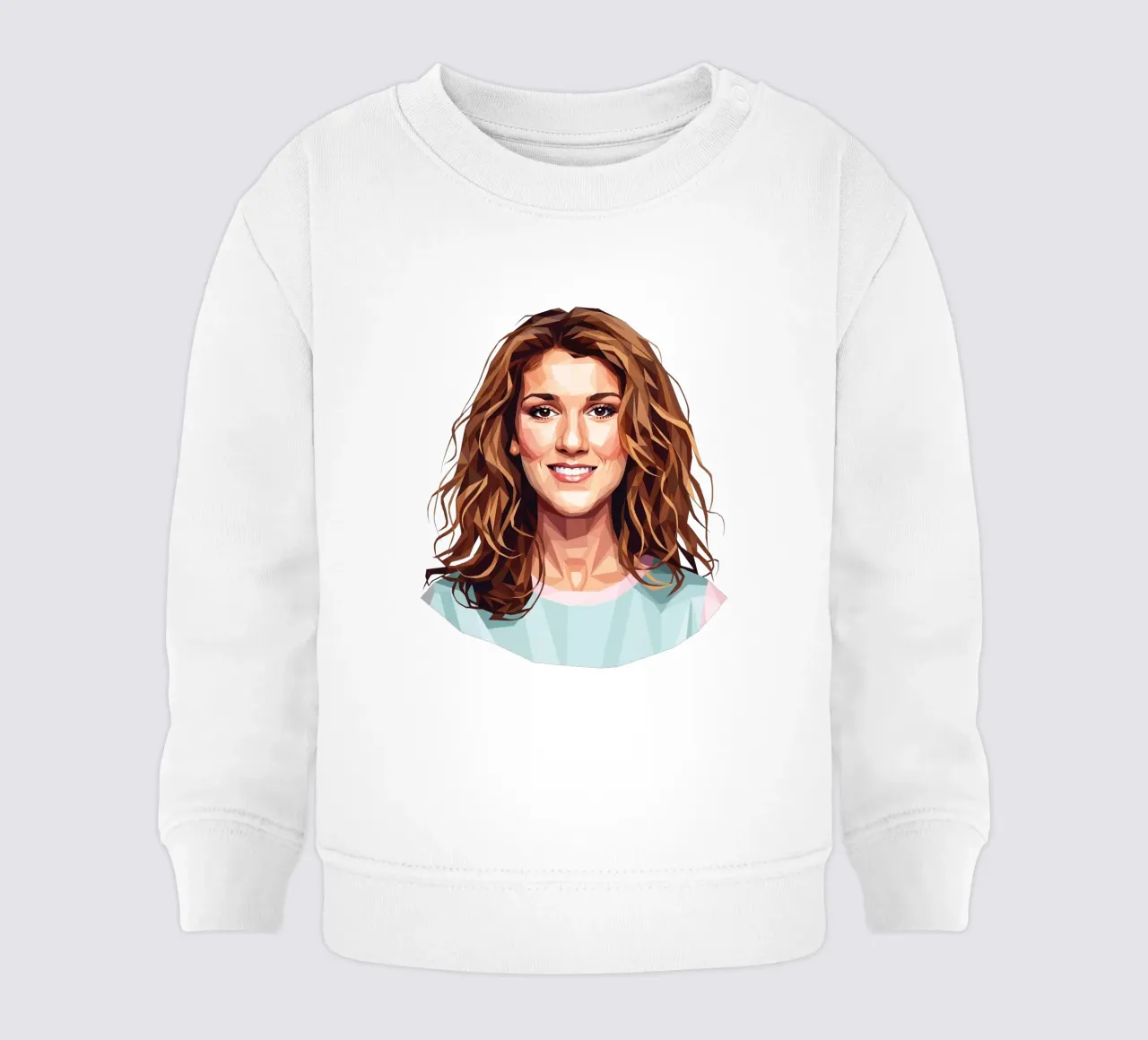 Celine Dion Lowpoly felpa neonato da Low Profile