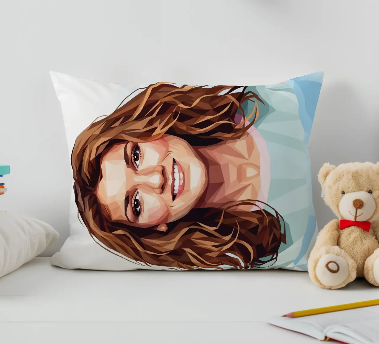 Celine Dion Lowpoly cuscino da Low Profile