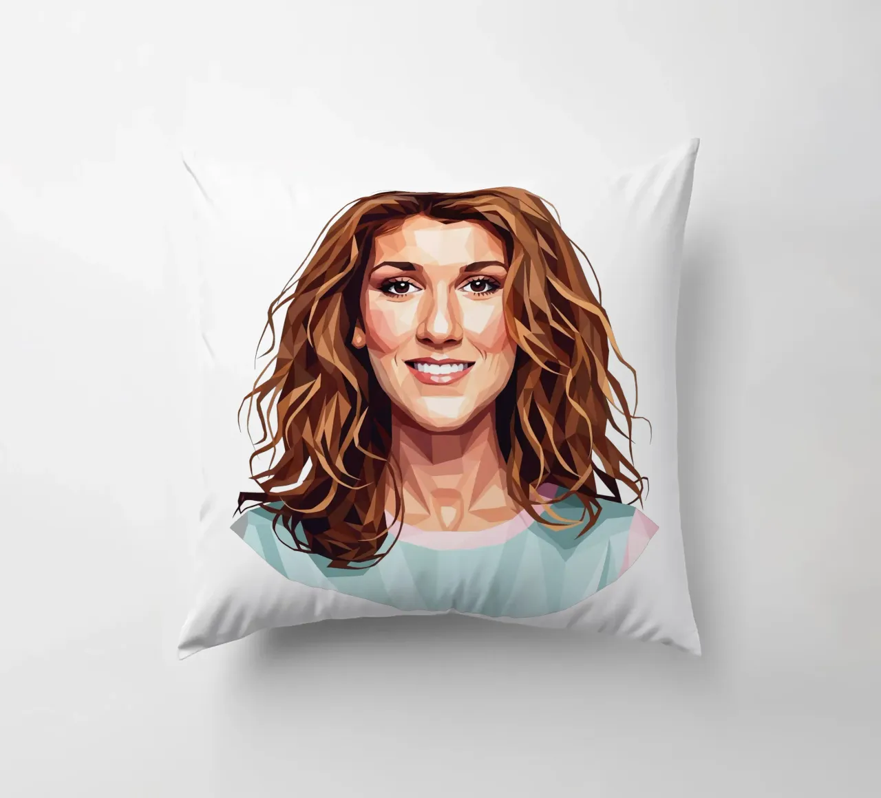 Celine Dion Lowpoly cuscino da Low Profile