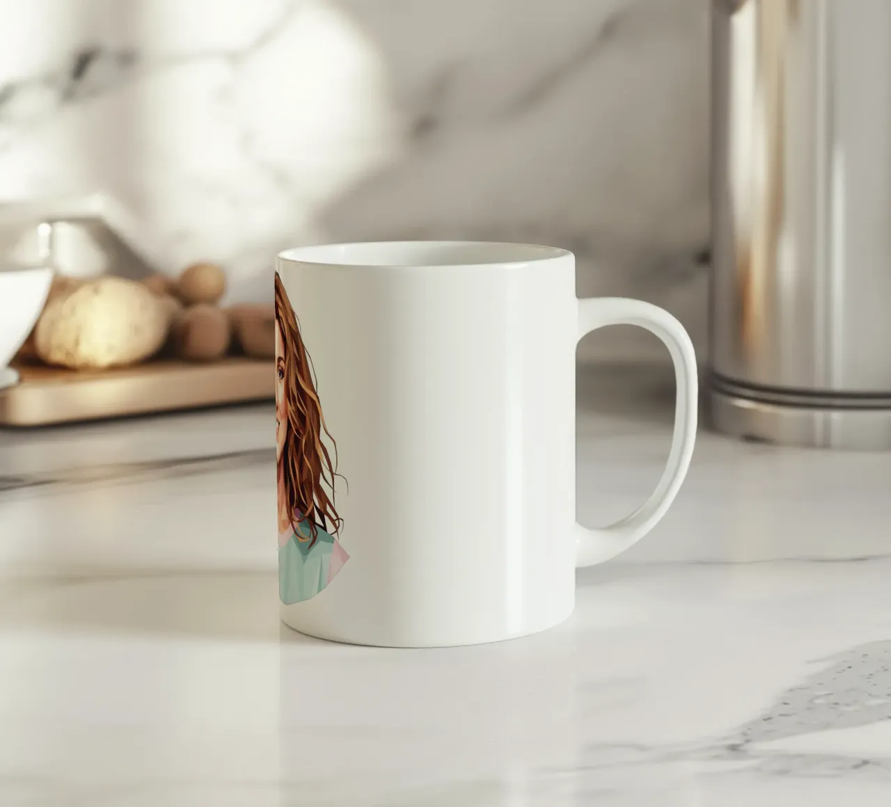 Celine Dion Lowpoly tazza in ceramica da Low Profile