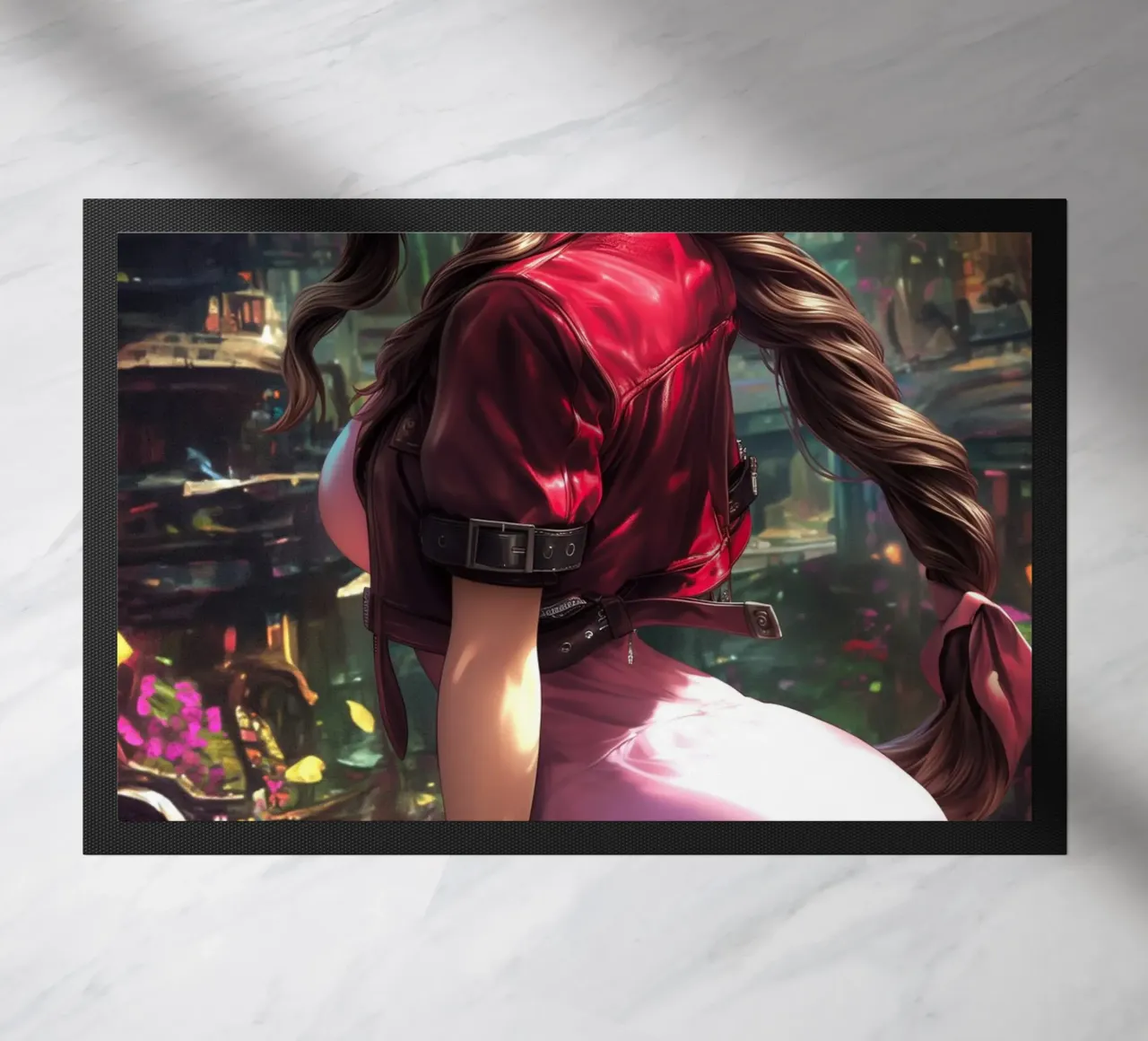 Aerith a Midgar Final Fantasy FFVII FF7 zerbino da Stellar Creative