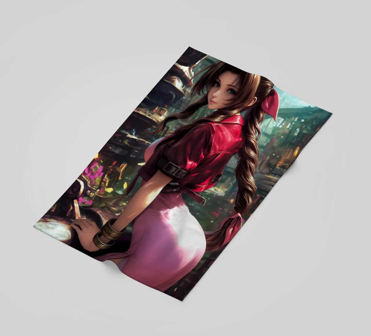 Aerith a Midgar Final Fantasy FFVII FF7 telo mare da Stellar Creative