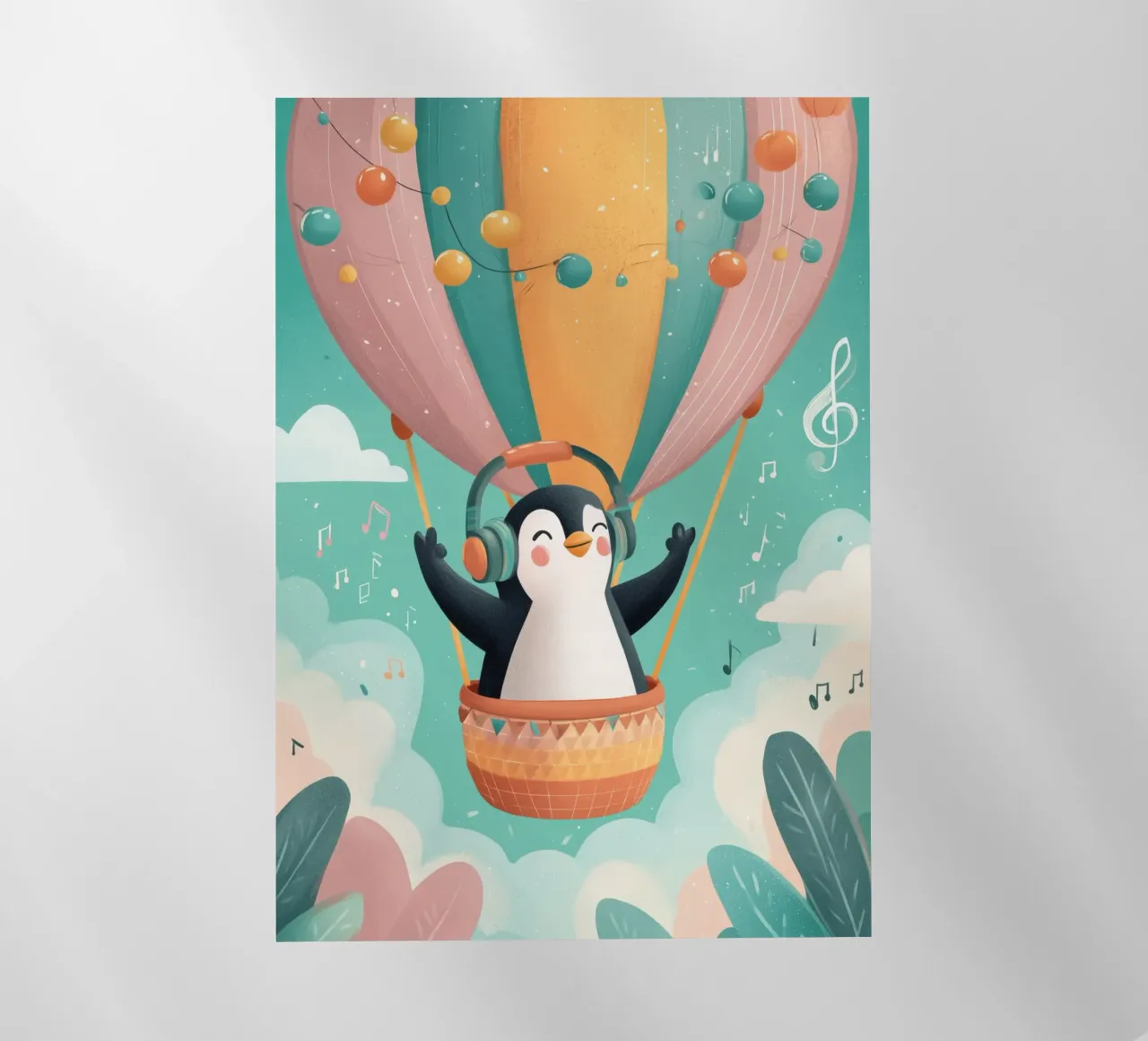 Penguin in the Clouds pellicola backlit da Kiara