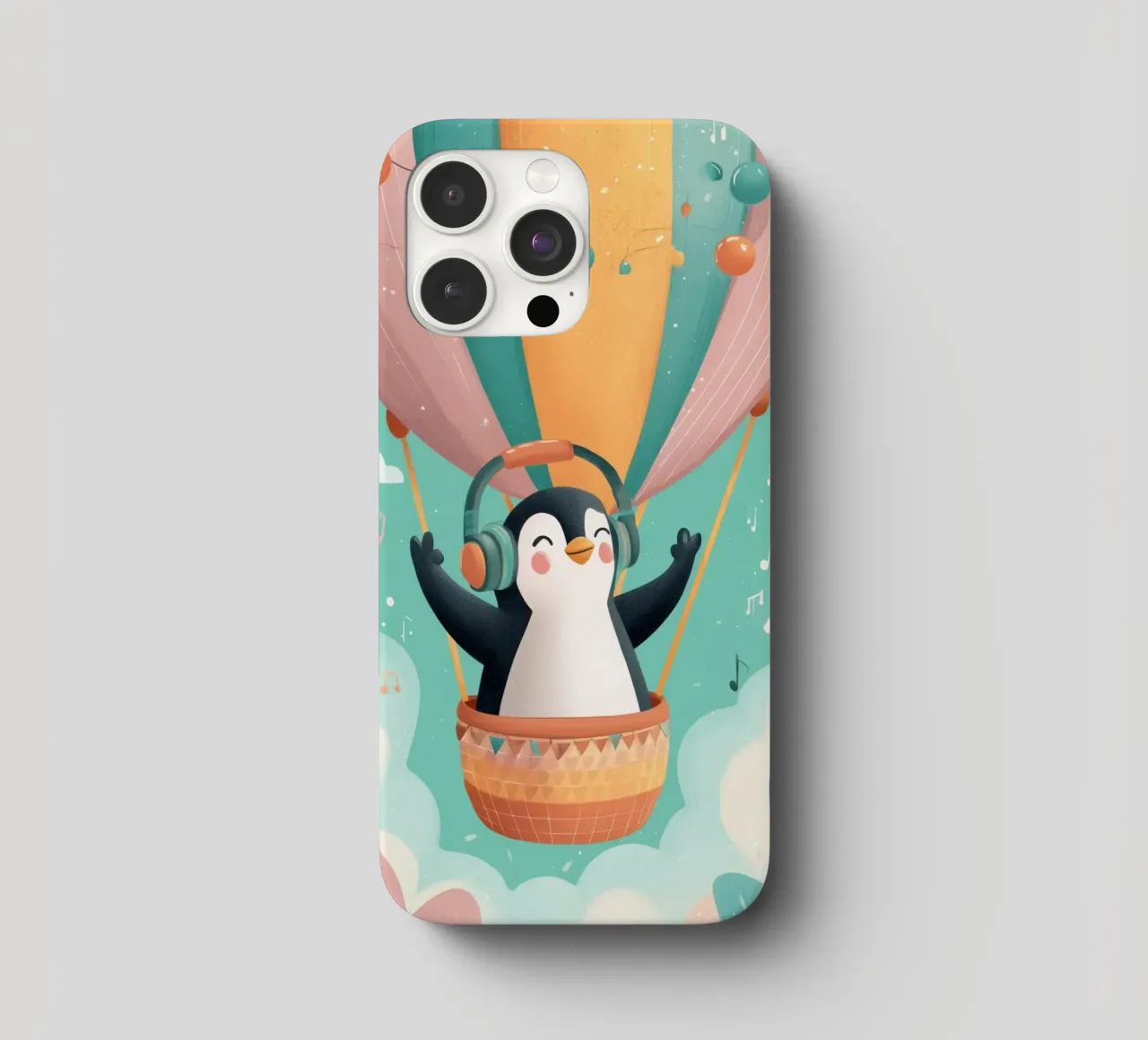 Penguin in the Clouds cover iphone da Kiara
