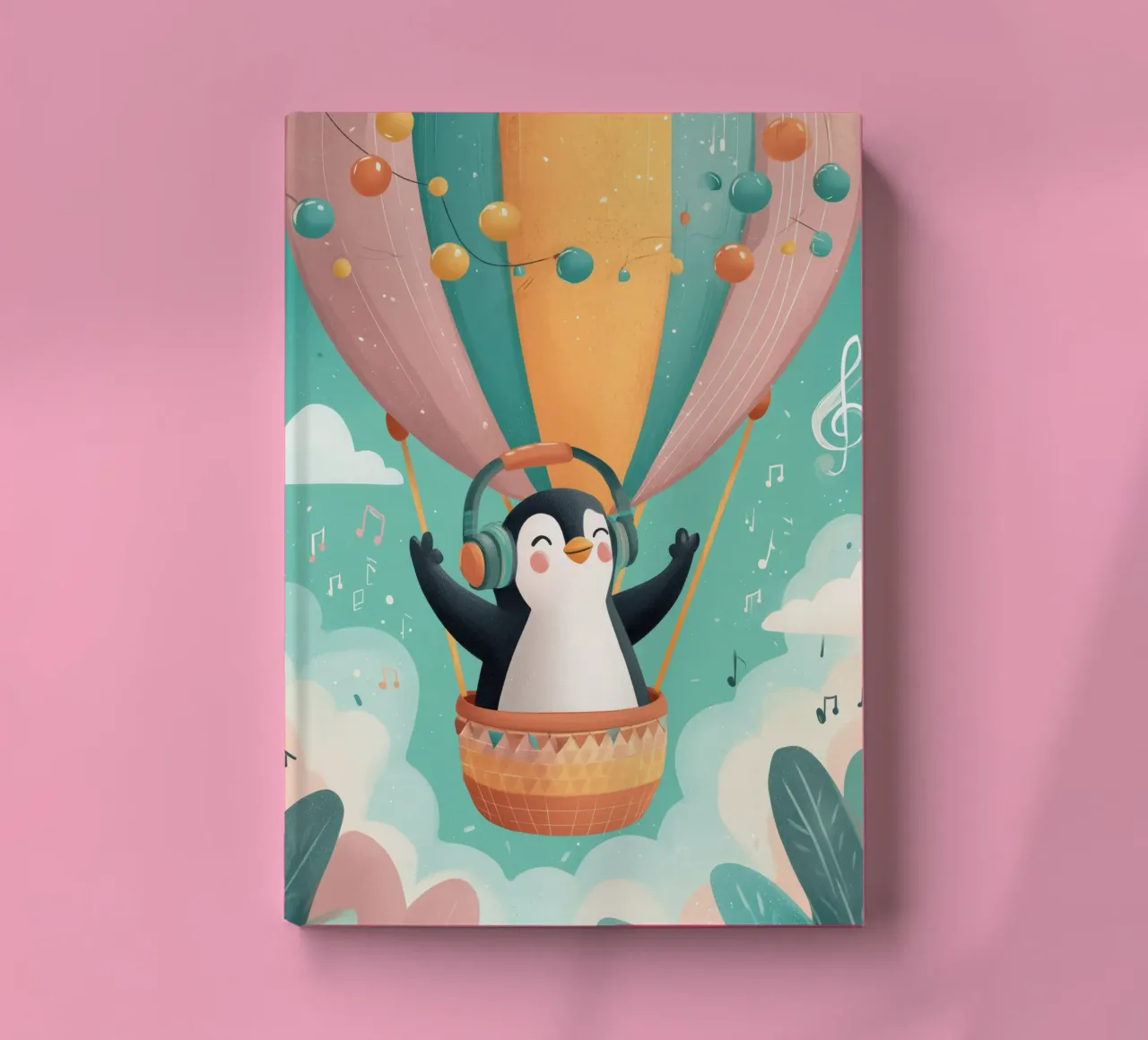 Penguin in the Clouds notitieboek van Kiara