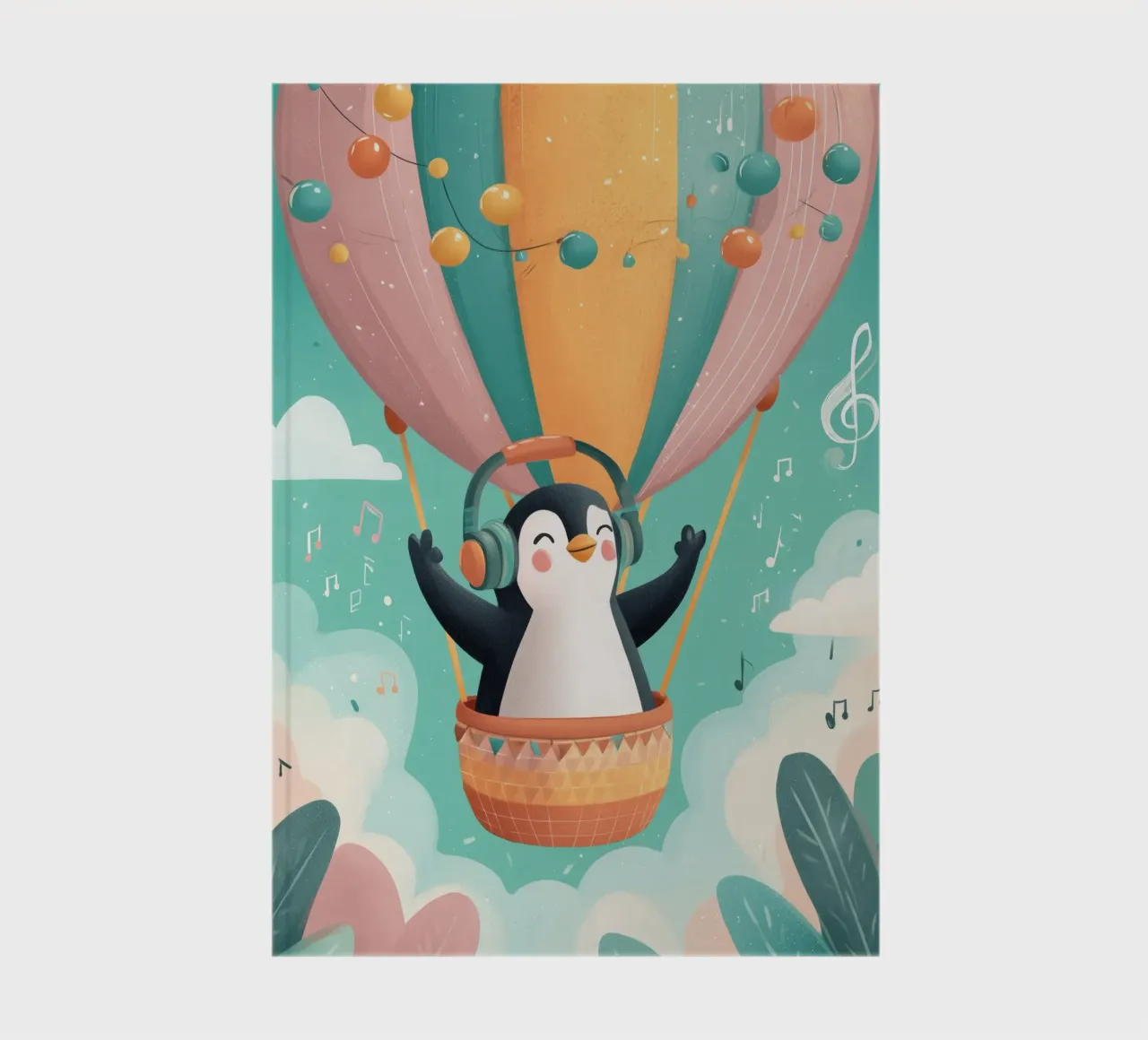 Penguin in the Clouds notitieboek van Kiara