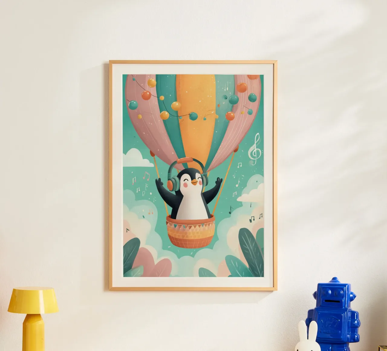 Penguin in the Clouds carta hahnemühle da Kiara