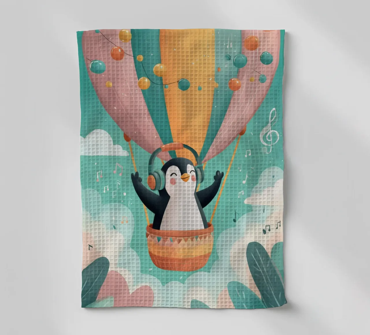 Penguin in the Clouds torchon de Kiara