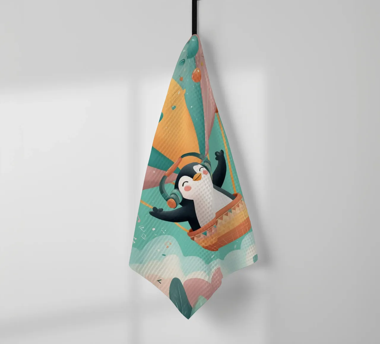 Penguin in the Clouds torchon de Kiara