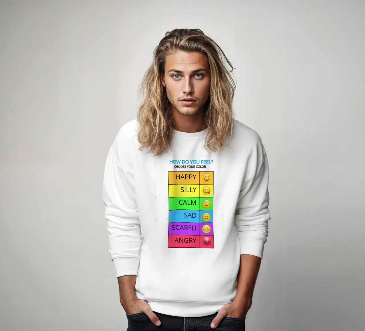 Wie geht es Ihnen? Sweatshirt von Monikaprint