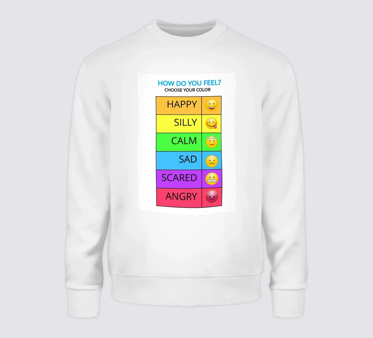 Come ti senti? felpa da Monikaprint