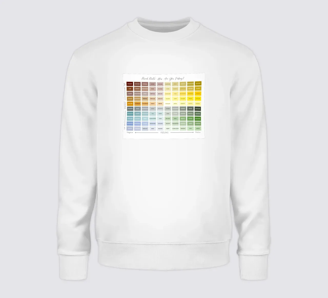 Misuratore dell'umore Come ti senti felpa da Monikaprint