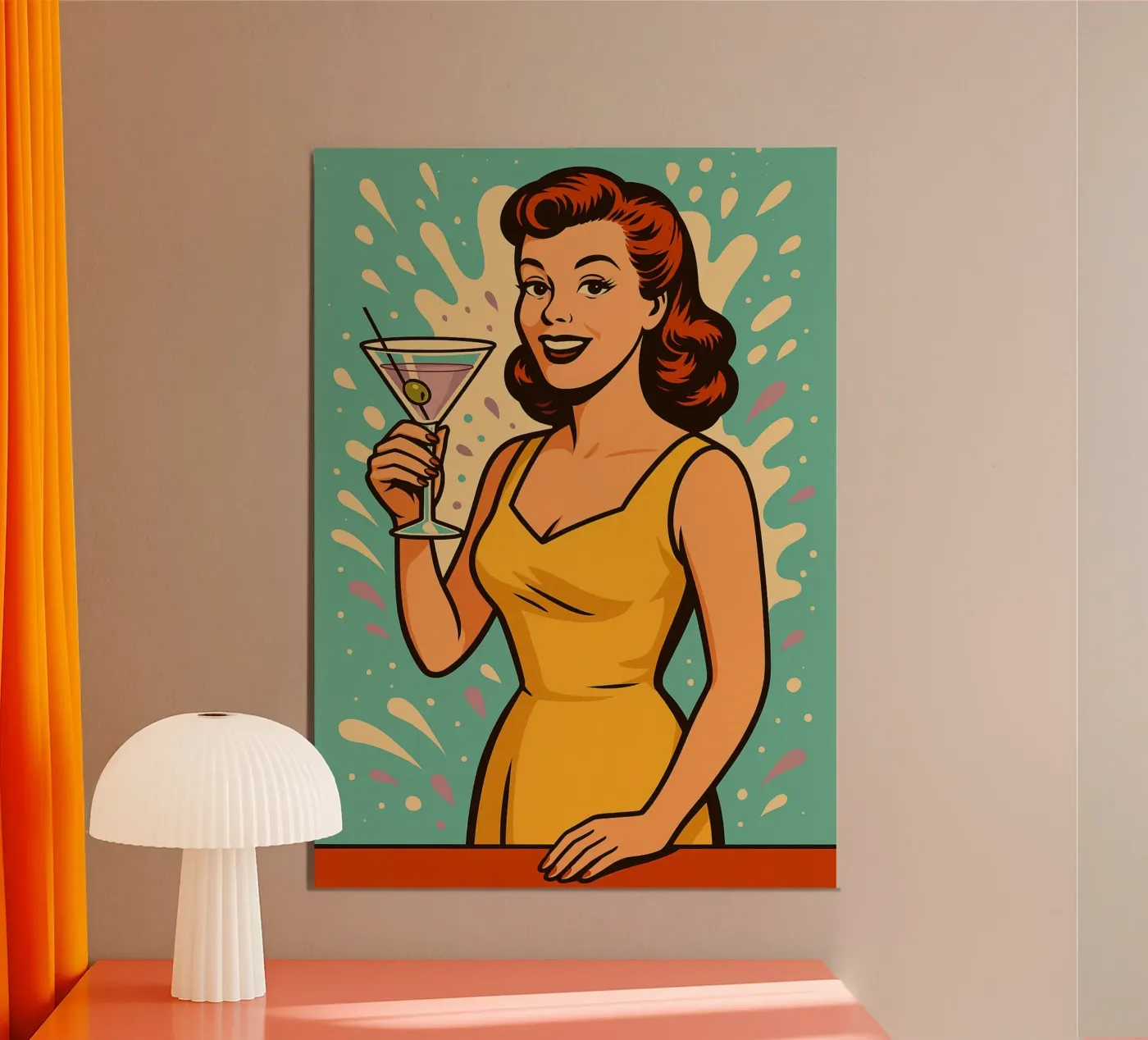 donne e cocktail poster da kadilans