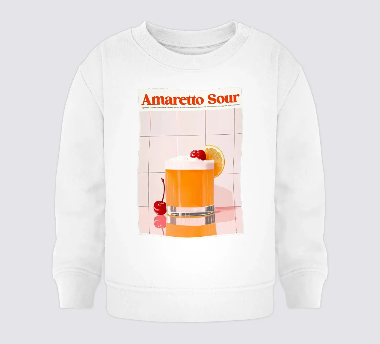 Amaretto Sour felpa neonato da Neeraprint