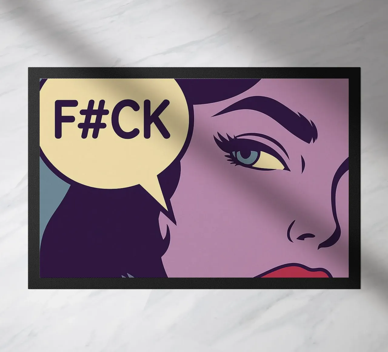 donne faccia arrabbiata zerbino da kadilans