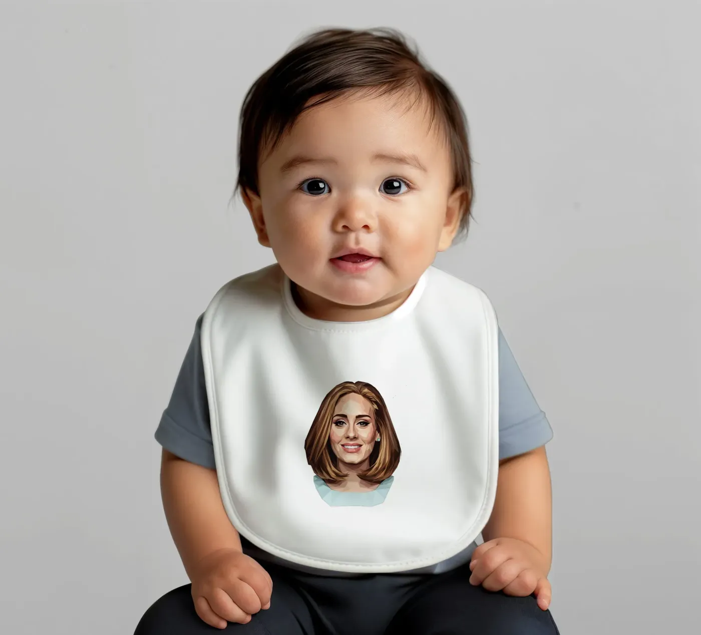 Adele Lowpoly bavoir de Low Profile