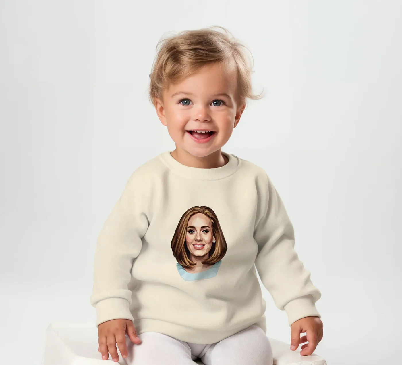 Adele Lowpoly felpa neonato da Low Profile