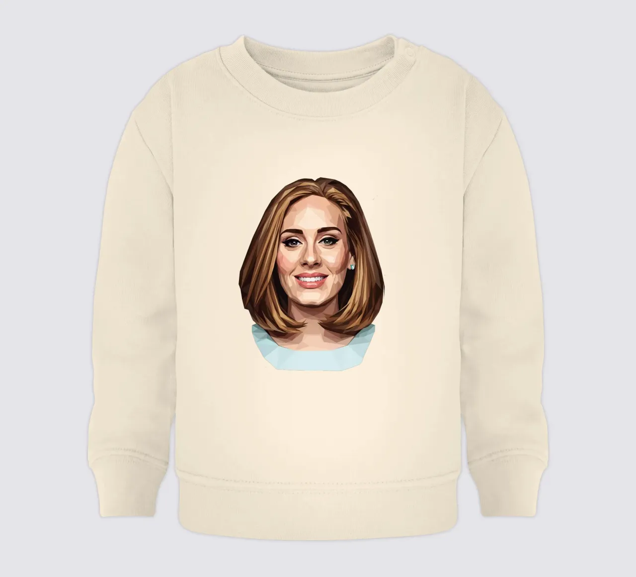 Adele Lowpoly felpa neonato da Low Profile