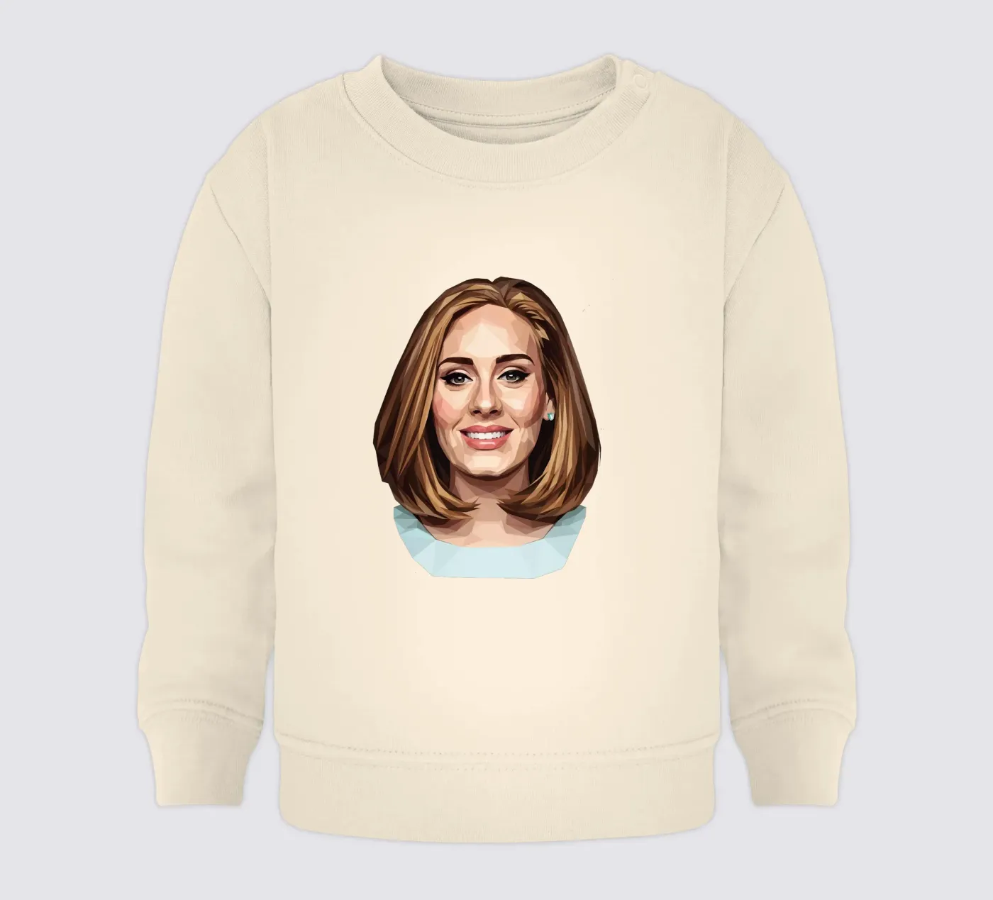 Adele Lowpoly felpa neonato da Low Profile