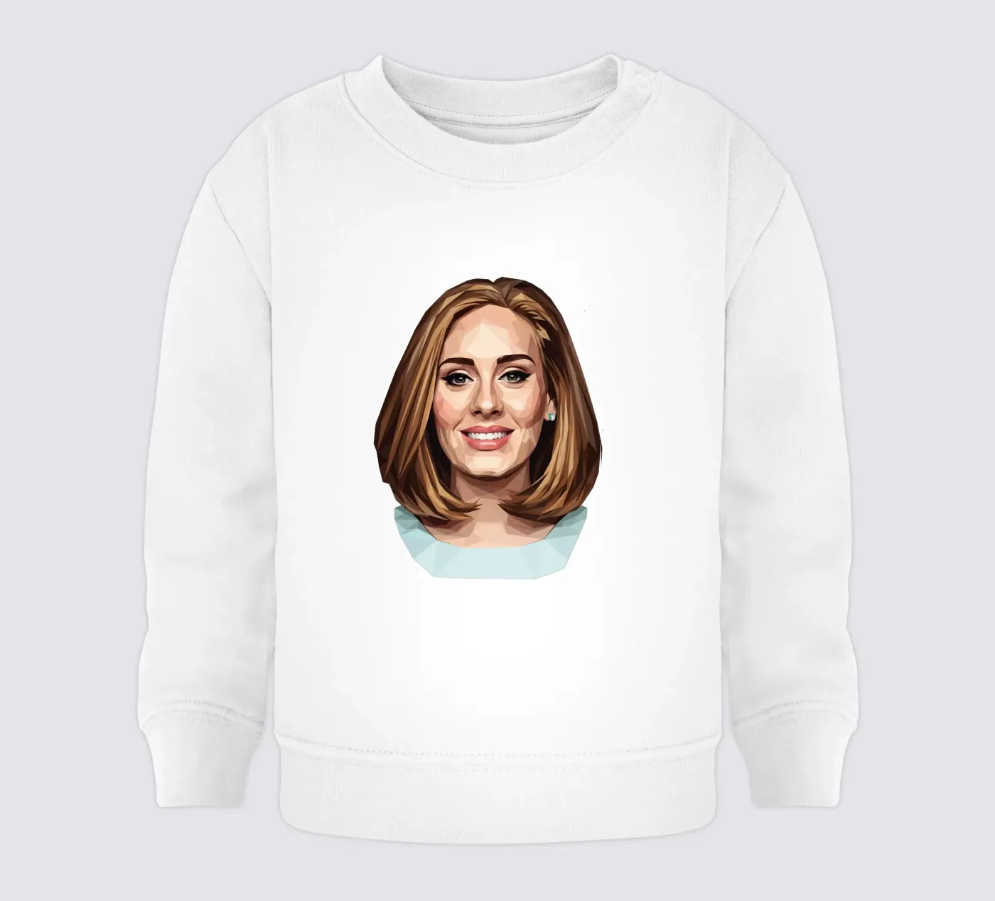 Adele Lowpoly felpa neonato da Low Profile