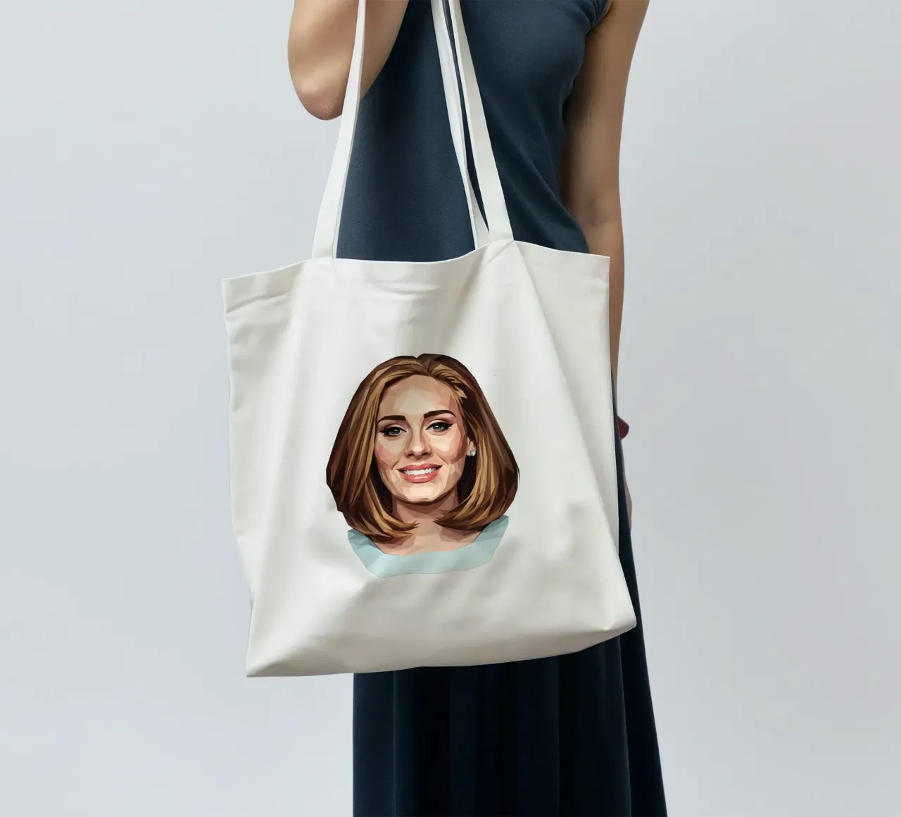 Adele Lowpoly jute draagtas van Low Profile