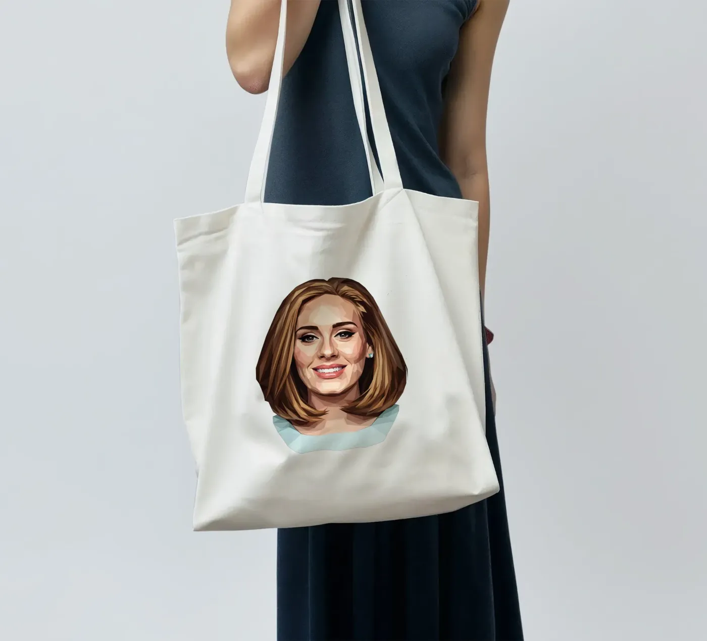Adele Lowpoly borsa in juta da Low Profile