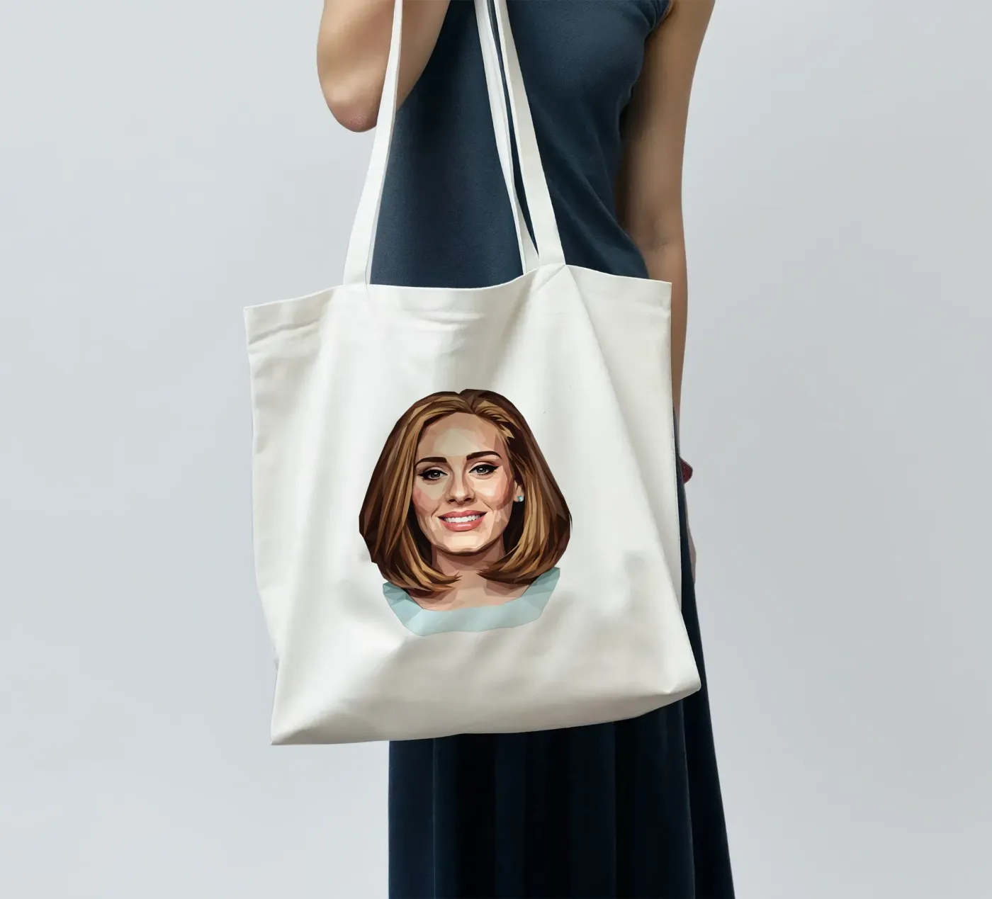 Adele Lowpoly borsa in juta da Low Profile