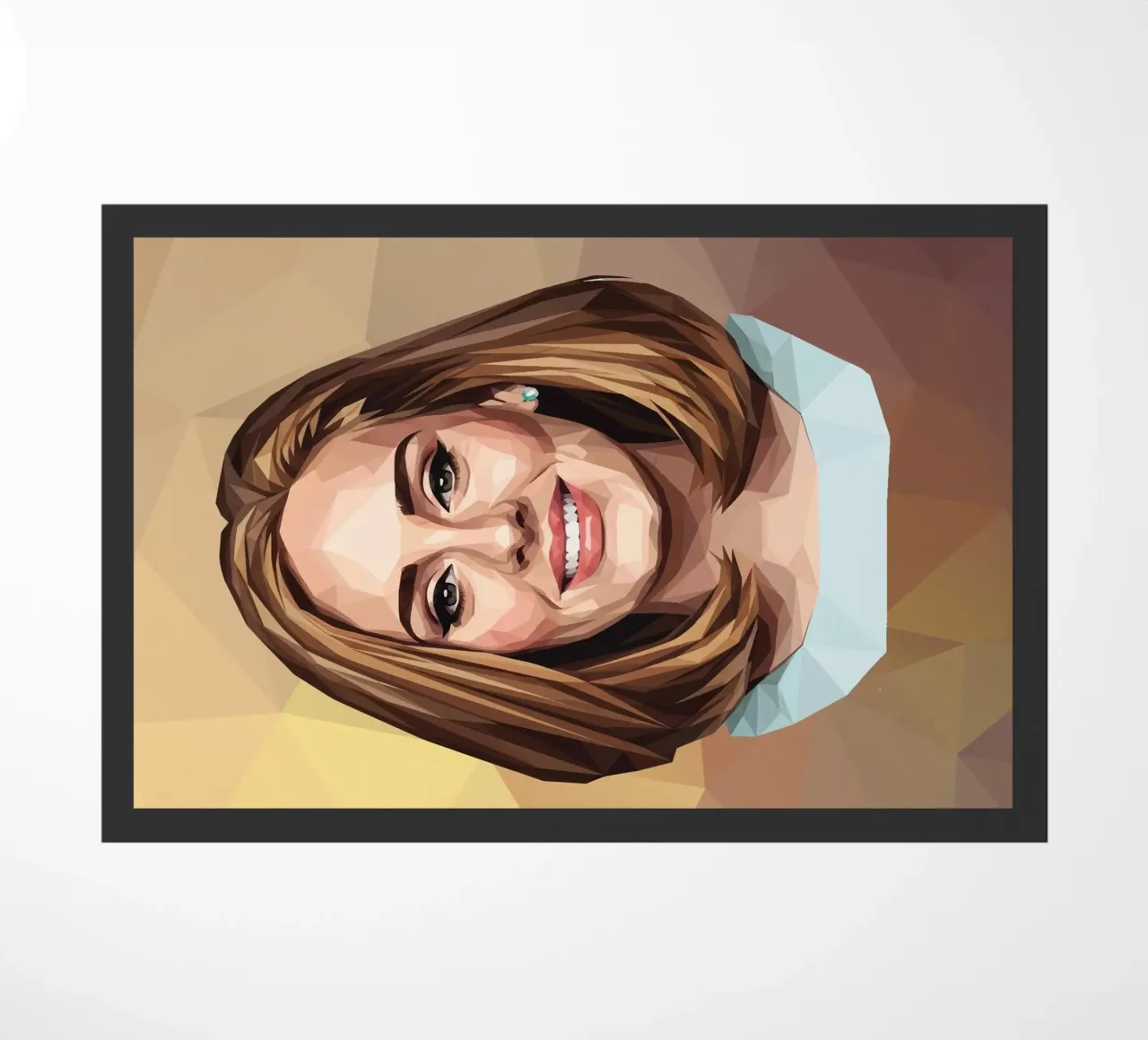 Adele Lowpoly Fußmatte von Low Profile