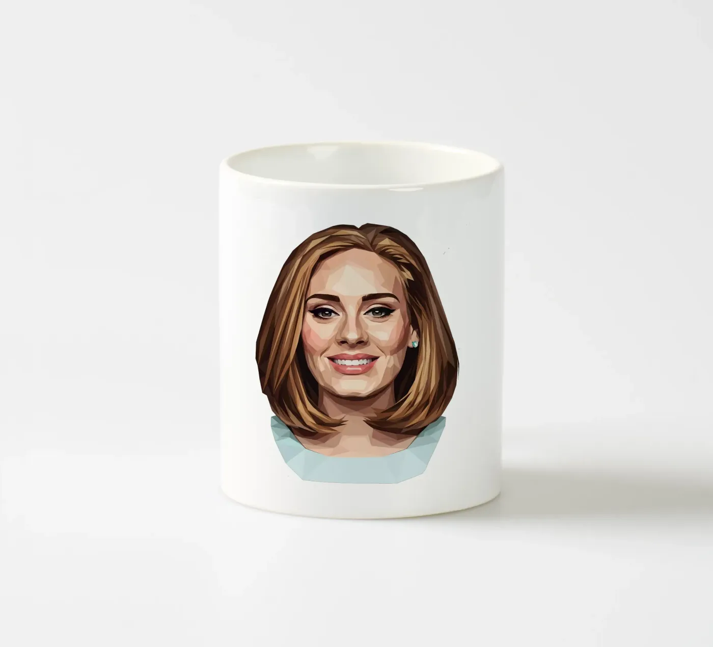 Adele Lowpoly ceramic mug by Low Profile