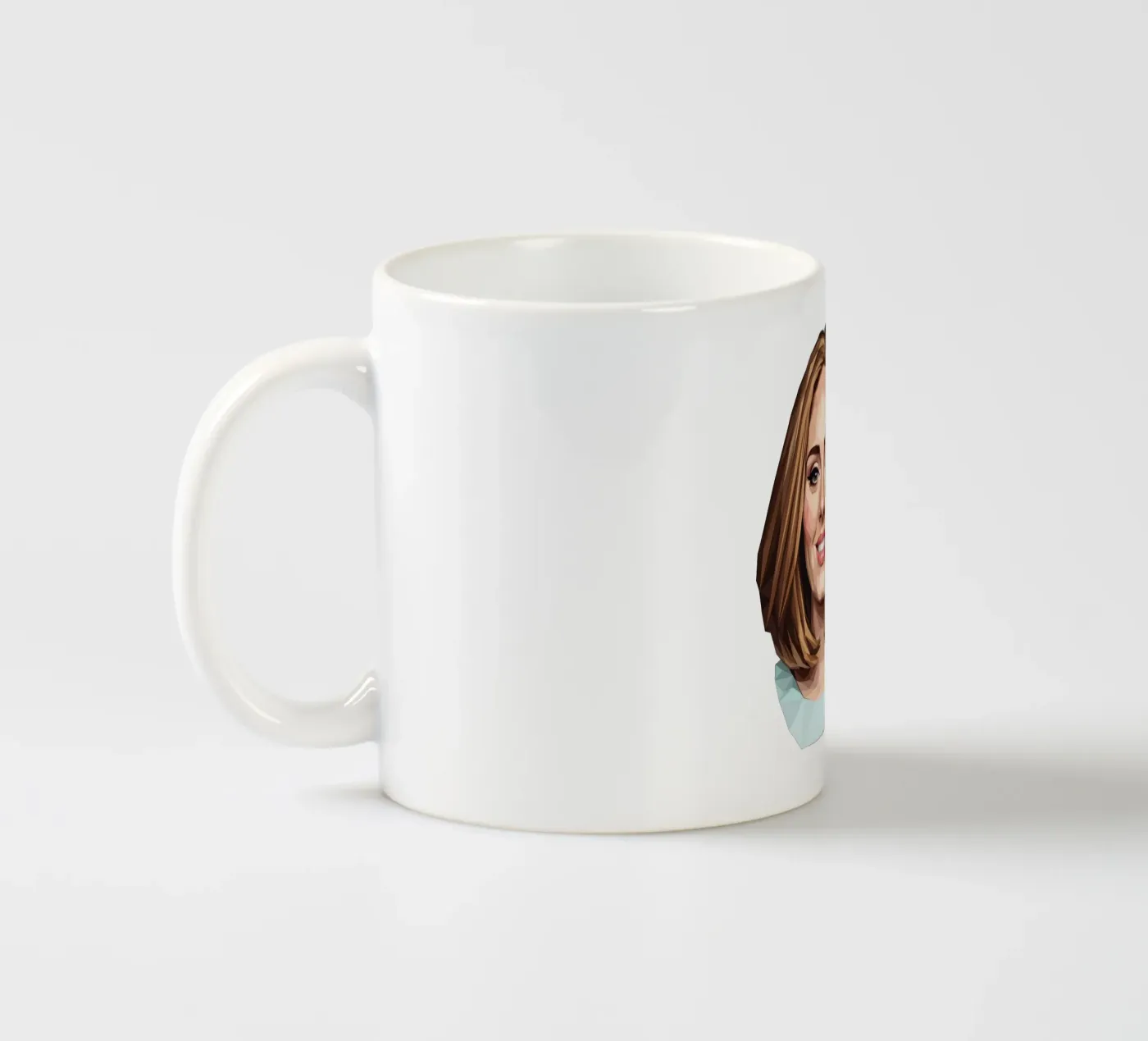 Adele Lowpoly ceramic mug by Low Profile