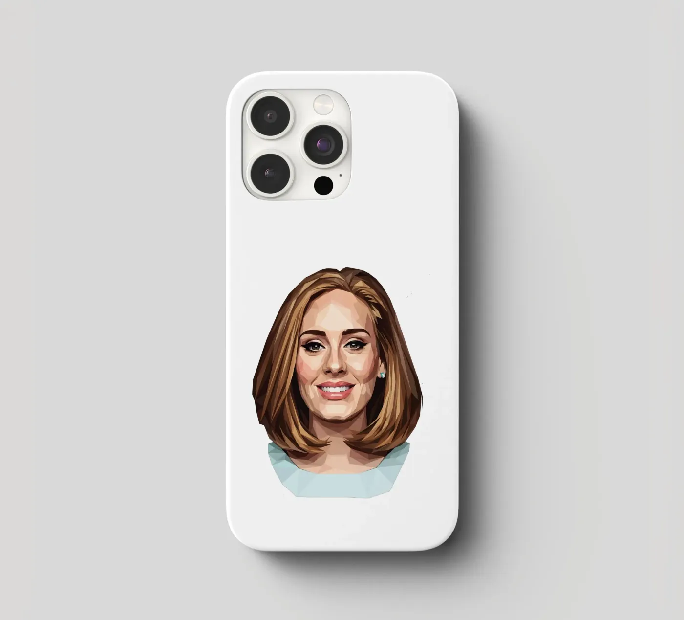 Adele Lowpoly iphone case by Low Profile