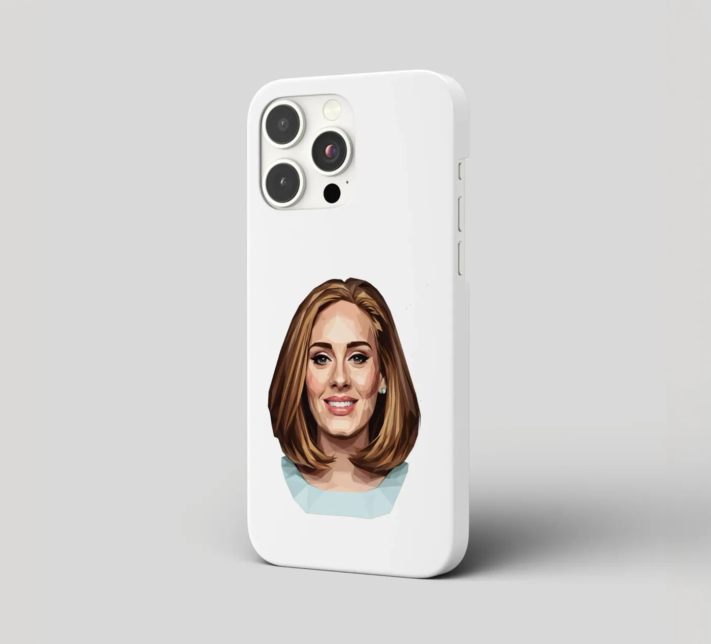 Adele Lowpoly iphone case by Low Profile