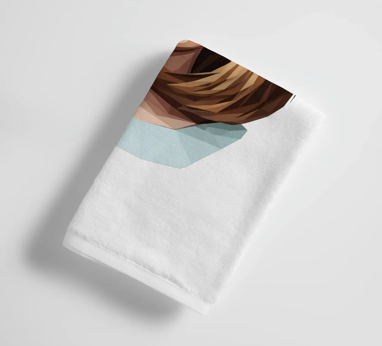 Adele Lowpoly towel by Low Profile